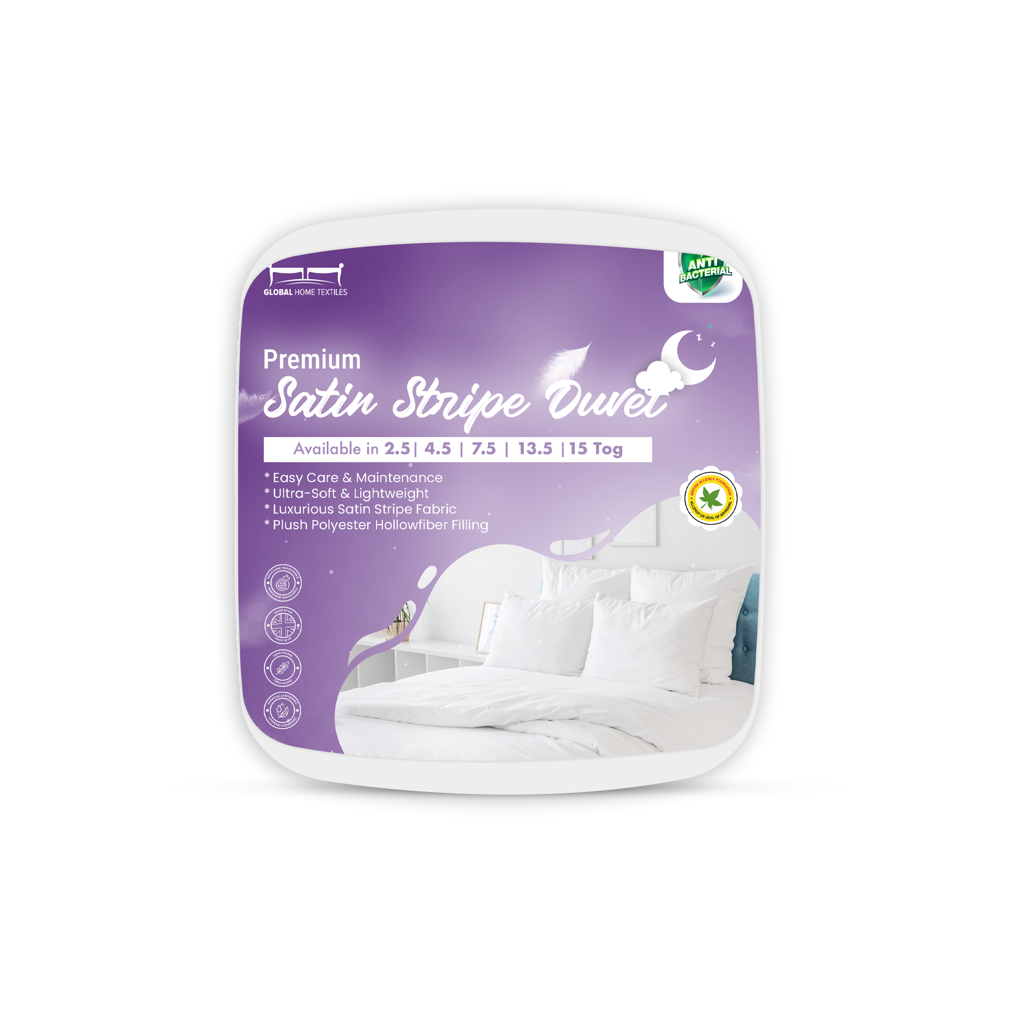 Premium Satin Stripe Duvet